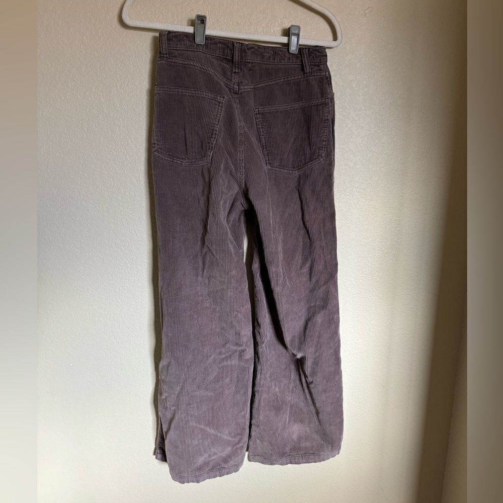 BDG Urban Outfitters High & Wide Corduroy Pants Size 26 in Brown/Purple - Picture 6 of 9